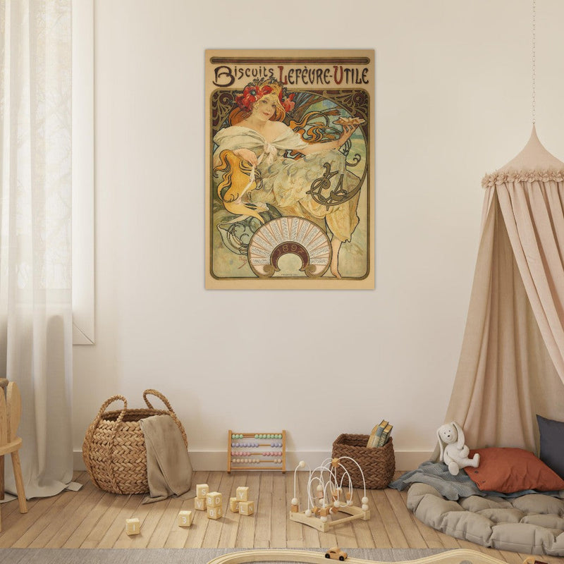 Art Nouveau Alphonse Mucha Biscuits.