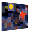 Paul Klee Fire at Full Moon abstract painting.   .