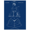 Brassiere patent drawing by M P Jacob.