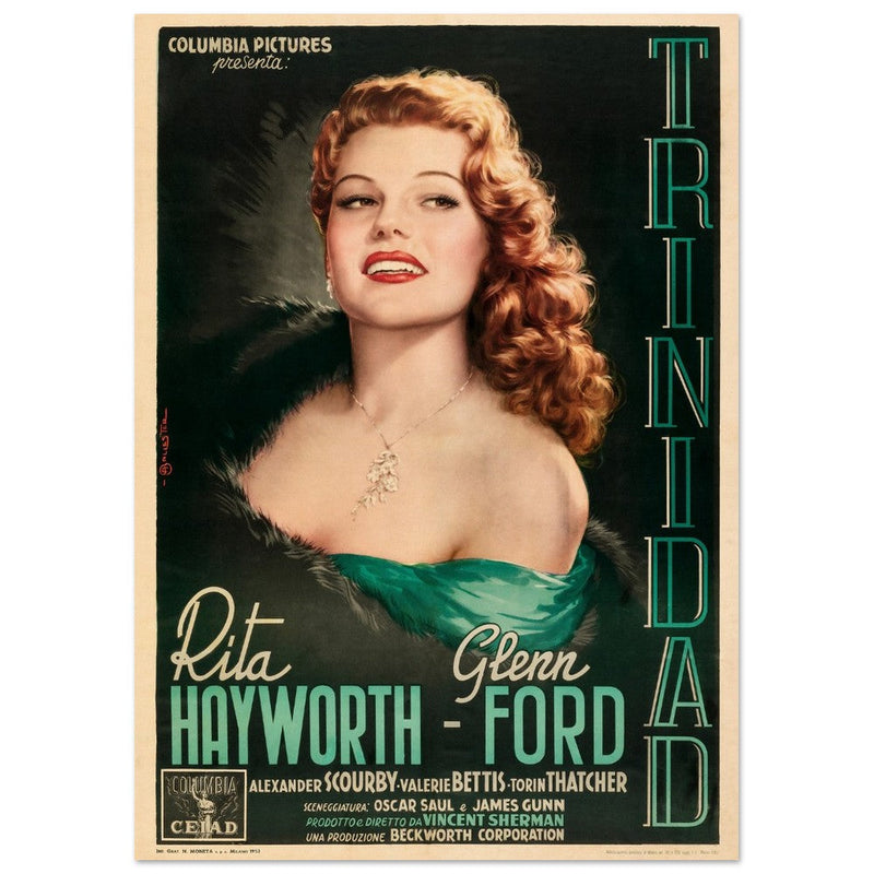 Affair in Trinidad movie poster.