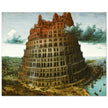The Tower of Babel by Pieter Bruegel the Elder 1568. Old painting reproduction
