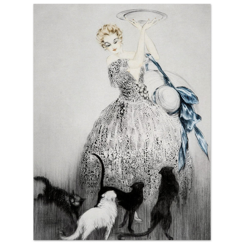 Louis Icart Les Chats (The Cats)