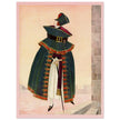George Wolfe Plank vintage illustration of fashion magazine cover .