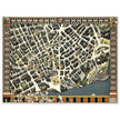 London Theatreland city vintage map 1915 by Gill, Leslie MacDonald.