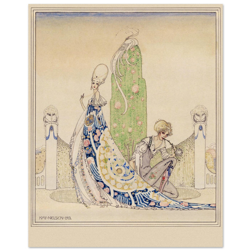 Kay Nielsen and his illustration The Twelve Dancing Princesses.