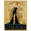 Münchner Fashing 1939 advertising poster  by Ludwig Lutz Ehrenberger. Munich Carnival print advertising 1939.