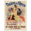 Theatre de l'Opera. 1898 vintage print historic poster .