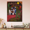 Paul Klee Villa painting.  and redesigned artwork