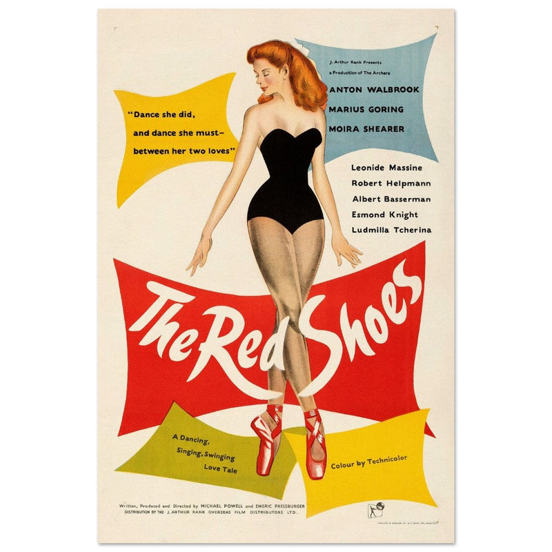 The Red Shoes movie poster.