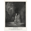 Gustave Dore The Bible engraving print . The Resurrection illustration .