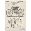 Motorcycle old patent 686284 by Gottschalk