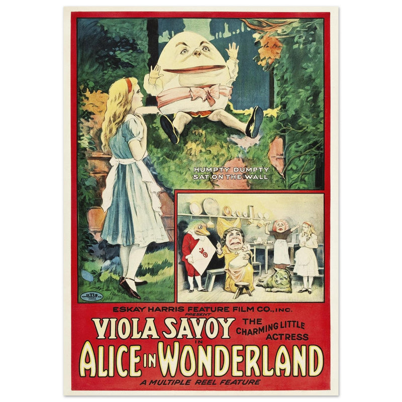 Alice in Wonderland movie poster.