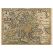 Old map poster of Europe Itinerarium orbis christiani by Michael Freiherr von Aitzing