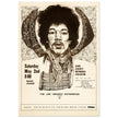 Jimy Hendrix vintage concert poster . Performance in Madison Wisconsin in 1970.