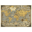 World Wonders, A Pictorial Map by Ernest Dudley Chase.