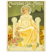 Automobile Club de France vintage art poster  1903 by Privat Livemont.