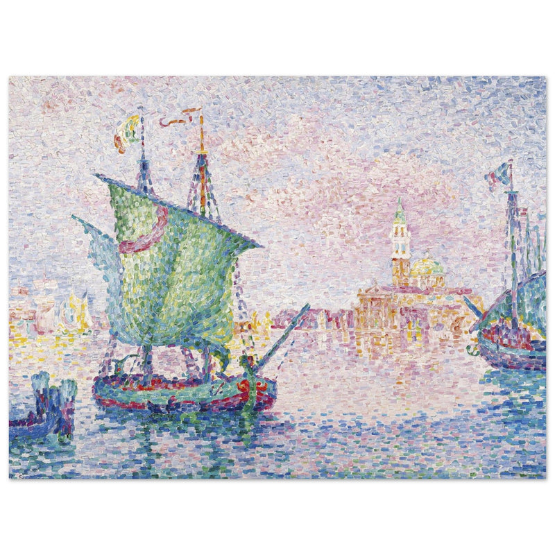 Paul Signac painting Venice, The Pink Cloud, 1909