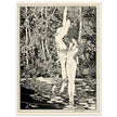 John Austen illustration for Hamlet The death of Ophelia