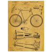 Vintage bicycle patent 1899 by M. C Johnson.