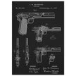 Firearm patent by John Moses Browning 1897 .