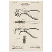 Vintage Adjustable Nut Cracker patent by William H. Edwards.