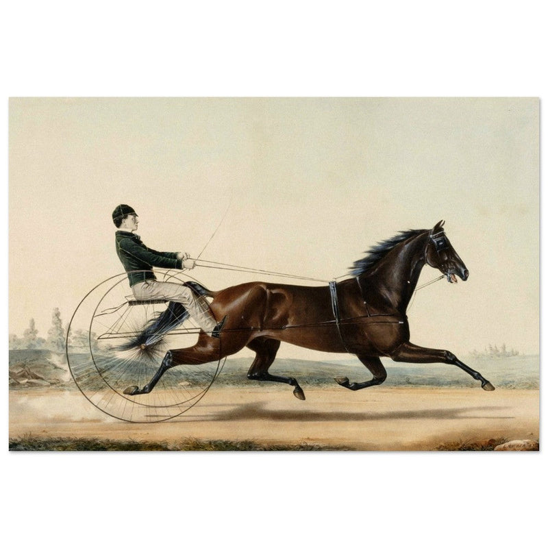 Racehorse Mac by  Nathaniel Currier 1853.