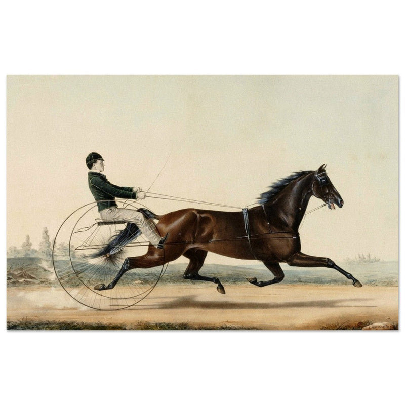 Racehorse Mac by  Nathaniel Currier 1853.