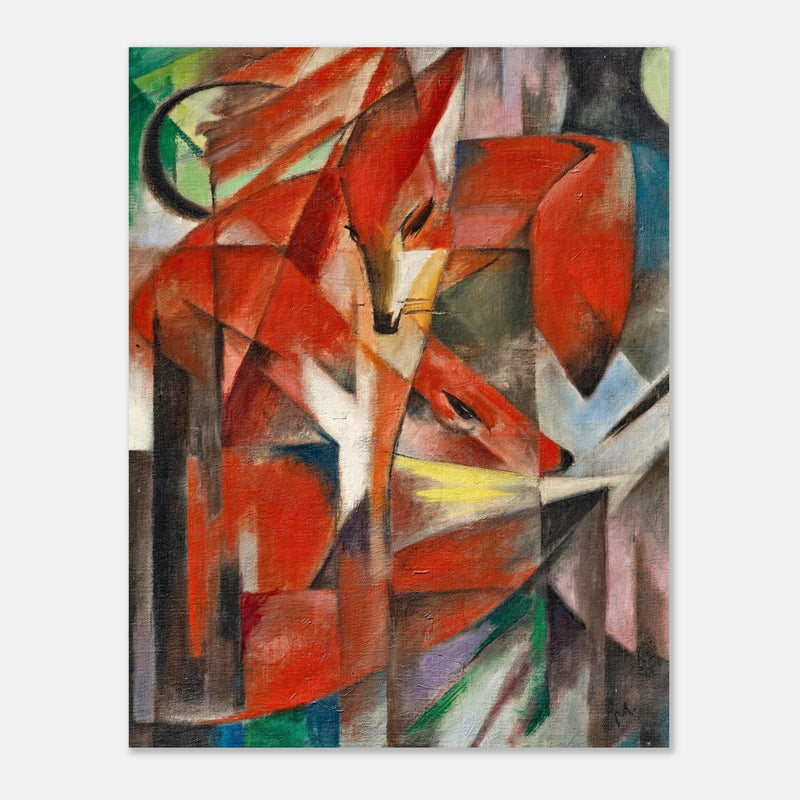 The Foxes Die Füchse painting by Franz Marc