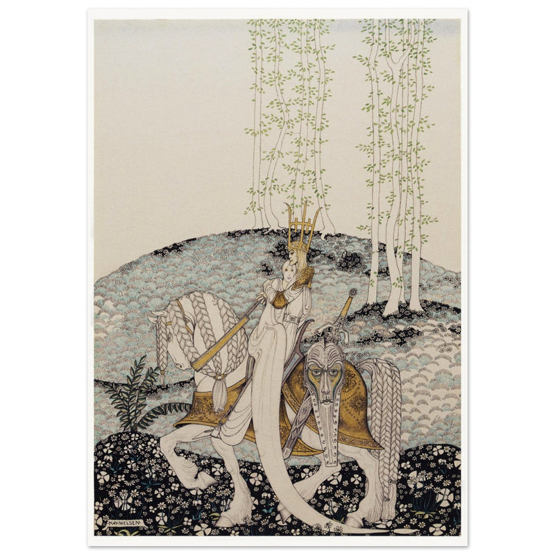 Kay Nielsen and his illustration to The Lassie and Her Godmother.