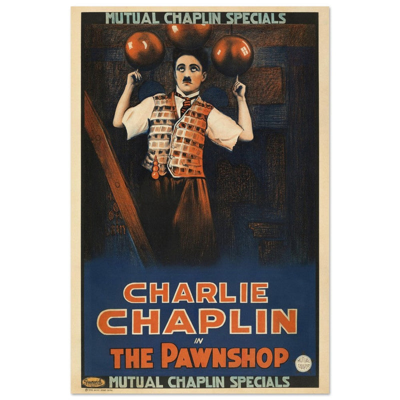 Charlie Chaplin The Pawnshop movie poster.