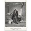 Gustave Dore The Bible engraving print . Salomon illustration .