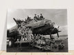 B-17 airplane with crew Hell's Angels. World war 2 poster.