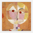 Paul Klee Senecio. fine print. Abstract modern painting. Cubism human face.  Redesigned and  artwork