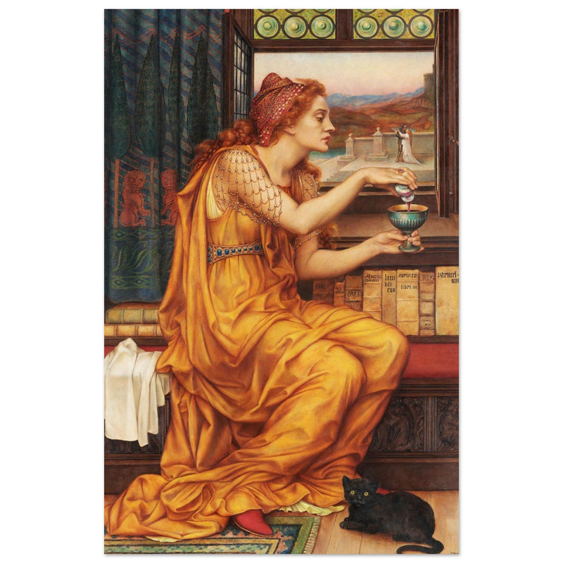 Evelyn de Morgan painting The Love Potion