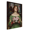 John William Waterhouse painting Gather Ye Rosebuds While Ye May