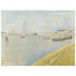 Georges Seurat The canal of Gravelines, in the direction of the sea.