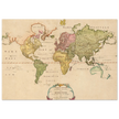 1783 Map of the world showing the distribution of mammals