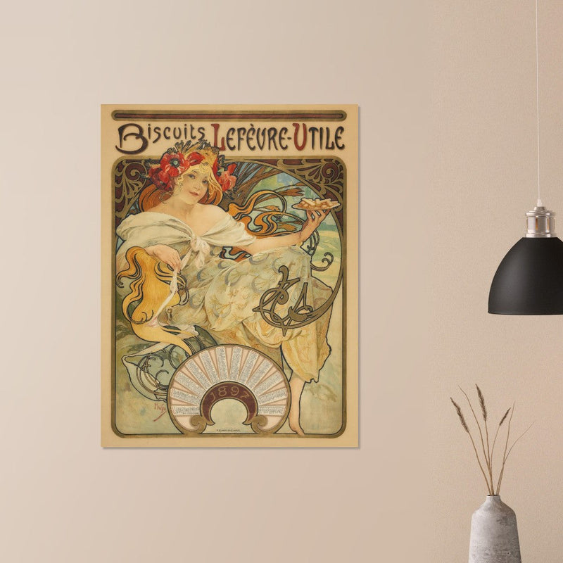 Art Nouveau Alphonse Mucha Biscuits.