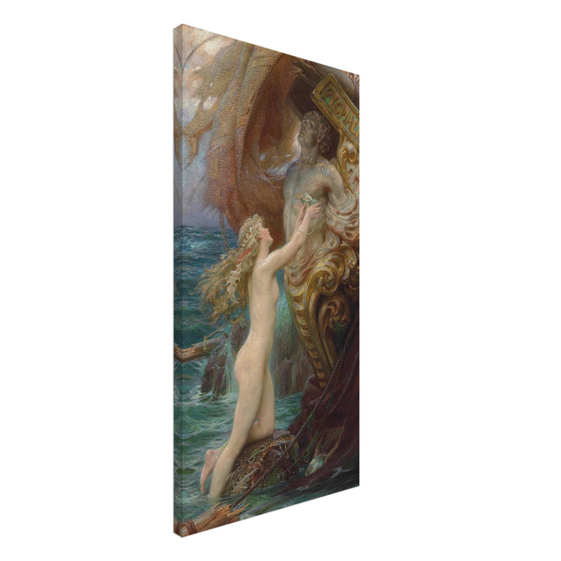 Herbert Draper painting A Deep Sea Idyll