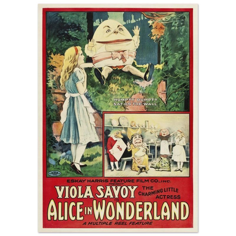 Alice in Wonderland movie poster.