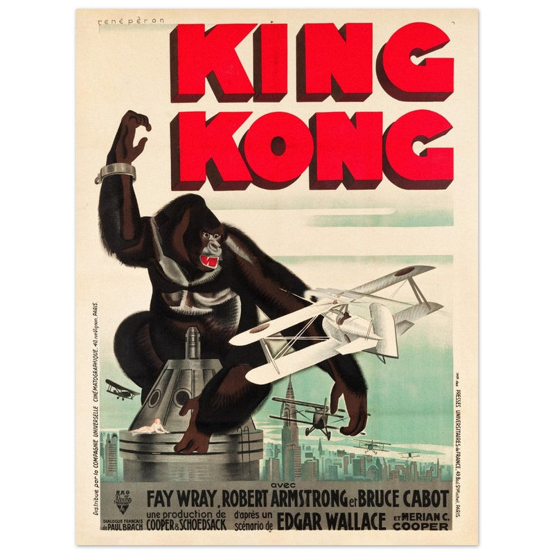 King Kong movie poster.