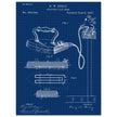 Electric Flat Iron patent by Henry W. Seeley Patent 259.054