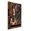 Paul Klee Bedrohliche Zeichen ( Threatening signs ). Abstract painting.  artwork. Wallart
