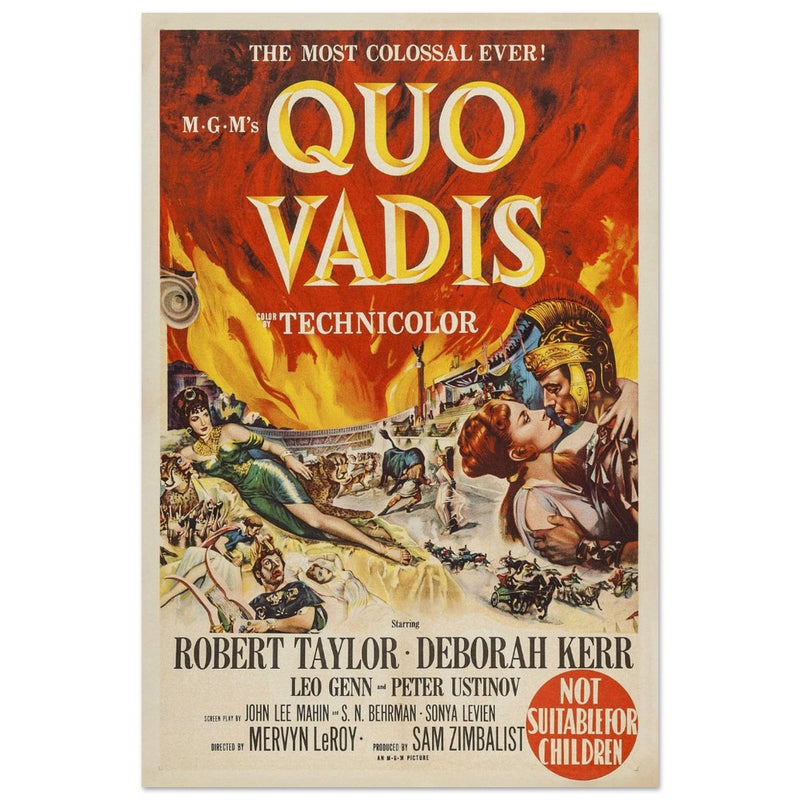 Quo Vadis movie poster.