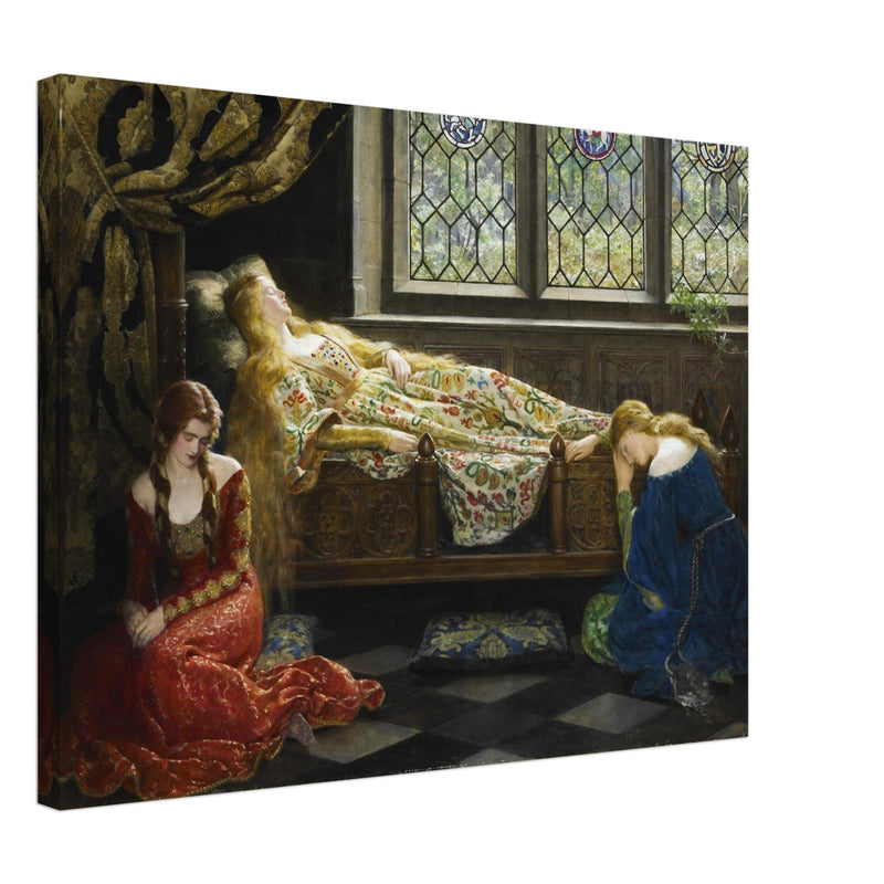 The Sleeping Beauty painting by John Collier.