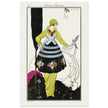 Umberto Brunelleschi vintage illustration Woman with bird.
