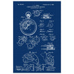 Winding Mechanism for Time Pieces, vintage clock patent .