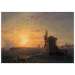 Steppe at sunset by Ivan Aivazovsky.