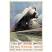 New York Central System vintage advertising for train travel.