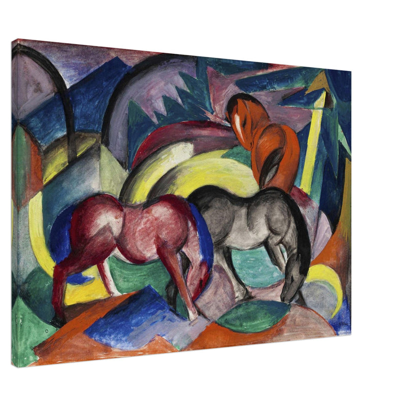 Drei Pferde  Three Horses painting reproduction by Franz Marc